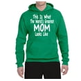 thumbnail image 2 of World's Greatest Mom Looks Like Mother's Day Unisex Graphic Hoodie Sweatshirt, Kelly, 3XL, 2 of 3