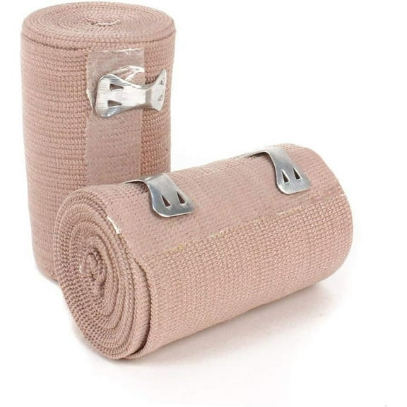 Ever Ready First Aid 3" Elastic Bandage Wrap with Clips - 10 Pack