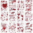 thumbnail image 7 of Lilixerw Clearance 12pcs Halloween Bloody Tissue Paper Bloody Handprint Ghost Pumpkin Gift Horror Wrap Postcards,for Halloween Themed Party Decorations, 7 of 7