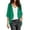 Army Green, variant on Casual Lightweight Cardigans for Women 3/4 Sleeve Chiffon Solid Color Blouse Soft Open Front Jacket