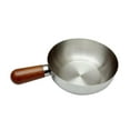 thumbnail image 4 of Milk Pan Butter Melting Pot Nonstick Saucepan Compact Size with Wood Handle for Dorm Room Cooking, 4 of 9