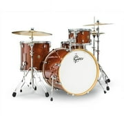 Gretsch Catalina Maple CM1 4-Piece Shell Pack w/ 22" Bass Drum - Walnut Glaze