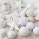 thumbnail image 2 of Adornos navideños Bolas de espuma blanca Bolas de nieve Adornos colgantes para árboles de Navidad, 2 of 5