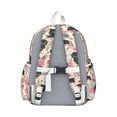 thumbnail image 3 of Dachshund and Flower Backpack for School,Cute School Bag,Schoolbag with Adjustable Shoulder Straps & Padded Back,13.4"x11"x4.7", 3 of 6