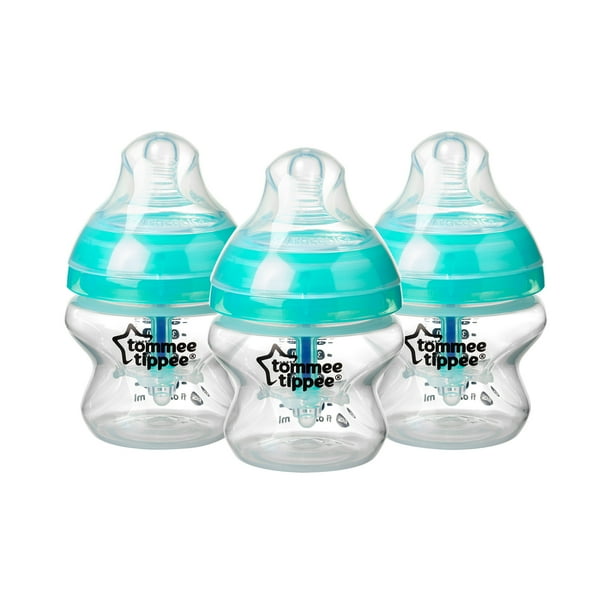 Tommee Tippee Advanced AntiColic Baby Bottles 5oz, Clear, 3pk