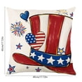 thumbnail image 3 of Funda de Almohada Del Día de La Independencia, Funda de Lino con Diseño de Corazones Coloridos, Tela Suave y Ecológica, Ideal para Uso En Interiores y Exteriores, Regalo Perfecto para Familiares y Am, 3 of 6