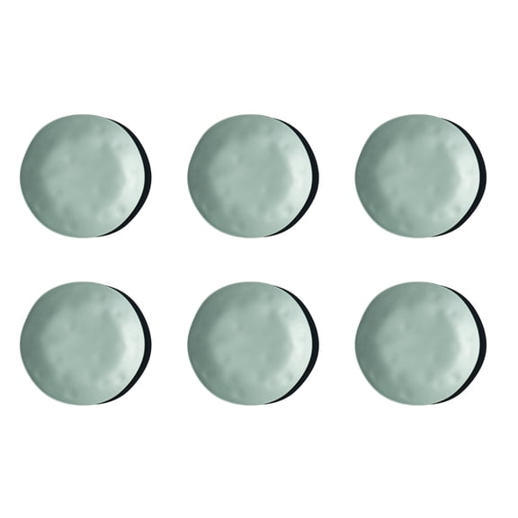 Organic NewWave Melamine Salad Plate - Green - 8.5" - Set of 6