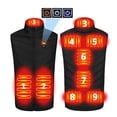 thumbnail image 4 of Chaleco calentado unisex calefacción eléctrica chaqueta lavable para caza deportiva (XXXL), 4 of 9
