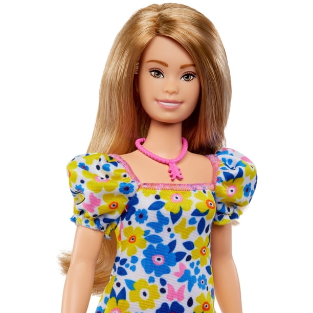 Barbie Fashionistas Doll #208, Barbie Doll with Down Syndrome Wearing  Floral Dress, 11.73 in - Walmart Business Supplies
