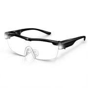 TSV 2.5X Magnifying Glass, Eyeglasses Lighted Magnifier for Seniors Reading