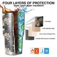 thumbnail image 7 of 30oz Pioneer Flower Tumblers Stainless Steel Tumbler with Lid and Straw,Vacuum Insulated Double Wall Travel Tumbler Cups Mug with Cleaning Brush for Coffee,Tea, 7 of 7