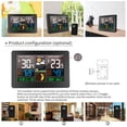 thumbnail image 3 of Billuyoard 3378 estación meteorológica termómetro Sensor higrómetro reloj despertador temperatura humedad medidor barómetro fecha pantalla UE/EE. UU. Decoración del hogar NOSOTROS Billuyoard HA024340-02, 3 of 6
