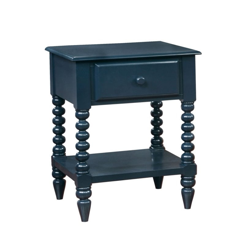 Rosebery Kids 1 Drawer Nightstand in Blue