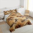 thumbnail image 3 of Homewish Tribal Western Cowboy Full Size Comforter Sets for Kids, Rustic Horse Animal Bedding Comforter Set, Vintage Hippie Reversible Bedding Sets, Luxury Bedroom Decor, 3 Pieces, 3 of 8