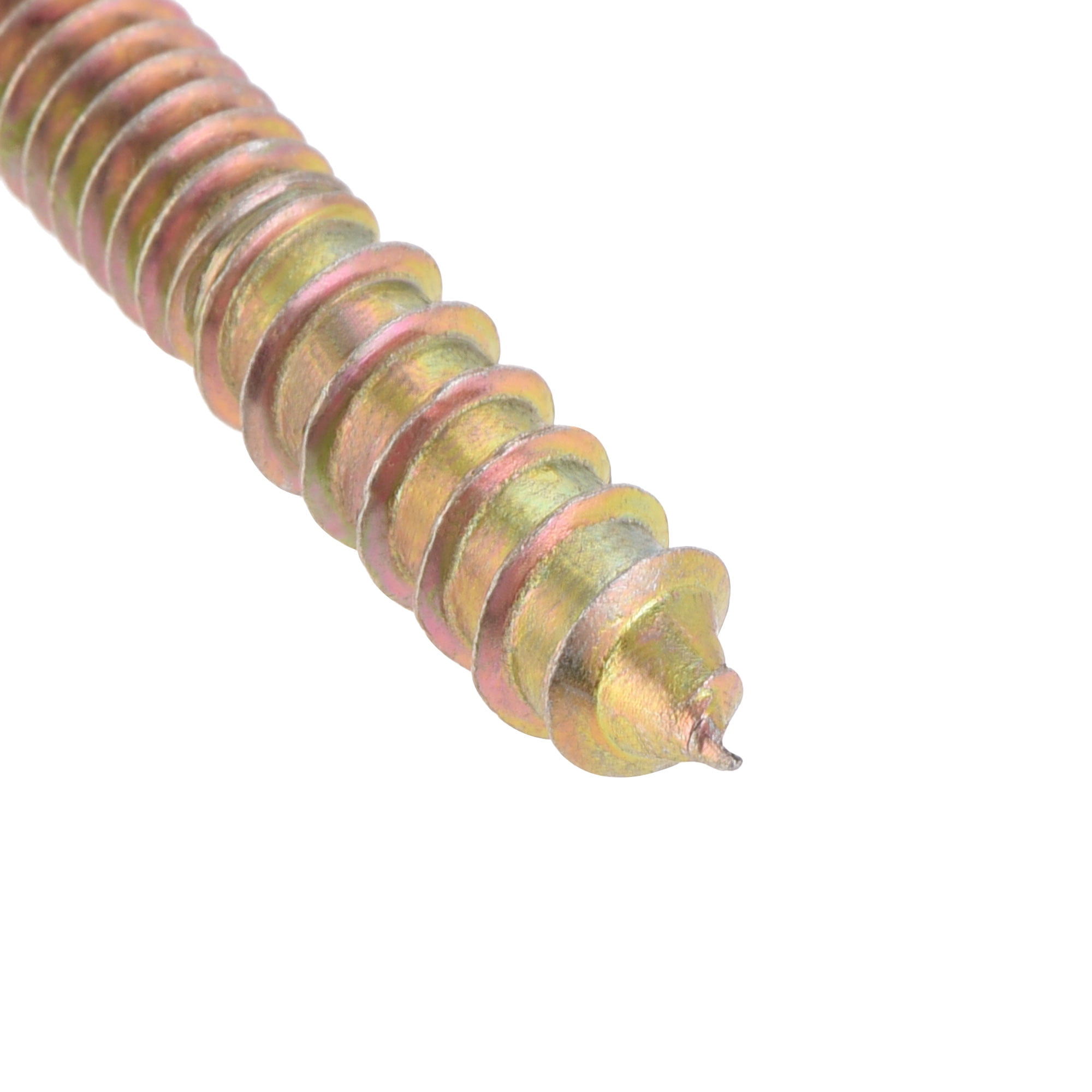 Hanger Bolts Double Head Dowel Screw for Wood Furniture Applications Brass Gold 1-3/4"