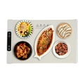 thumbnail image 1 of Electric Warming Tray, Rollable Full Surfaces Heating Warming Mat, 3 Temp Setting, Fast Heating Silicone Portable Foldable Roll Up Heating Pad for Party, Buffet, 1 of 7