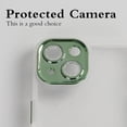 thumbnail image 2 of Clear Sparkly Phone Case Compatible iPhone 13 Pro Case with Bling Cute Diamond Camera Lens Cover, Soft TPU Shockproof Protective Glitter Case for Girls Women (Green), 2 of 12