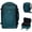 Blue Green, variant on Carry on Travel Backpack for Men, Airline Approved 18x14x8 Spirit Airlines Personal Item Bag, 13 Pockets Casual Daypack, Waterproof Gym Backpacks 30L
