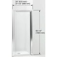 thumbnail image 2 of Sterling 1500D-27S Framed, Swinging Shower Door, Aluminum Frame, 2 of 2