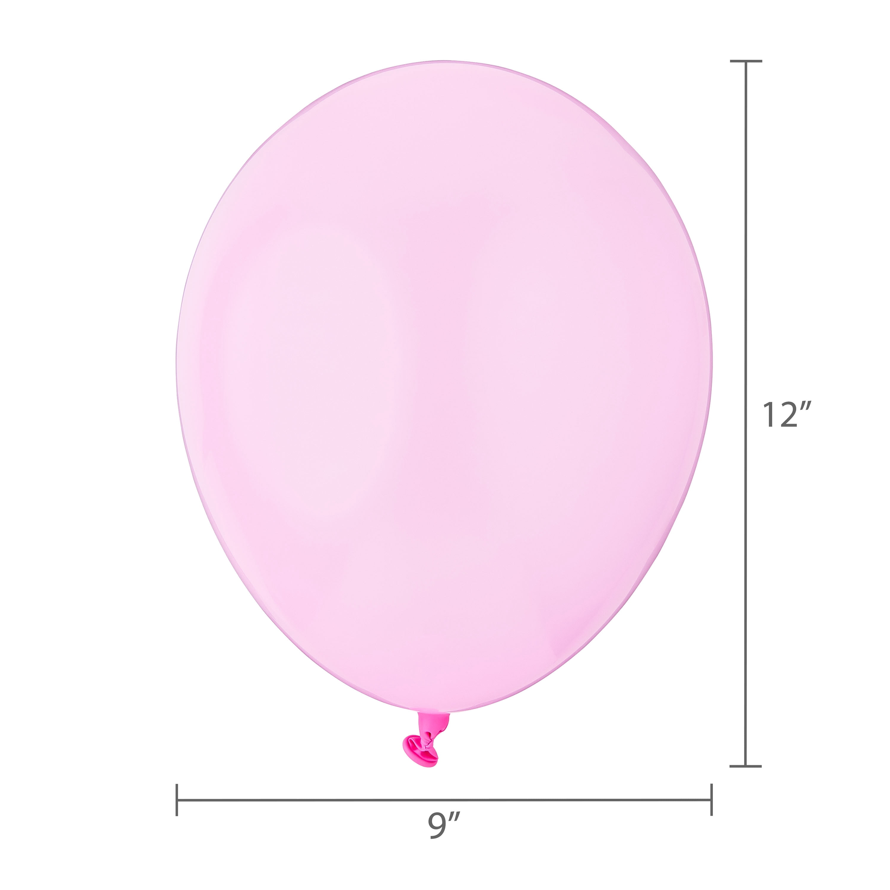 12" Pink Latex Balloons, 15 Pieces, by Way To Celebrate