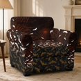thumbnail image 2 of Chririnla Halloween Spider Web Bat Chair Slipcover 2 Pieces Armchair Sofa Covers Elastane Chair Cover with Anti-Dust for Living Room, 2 of 8