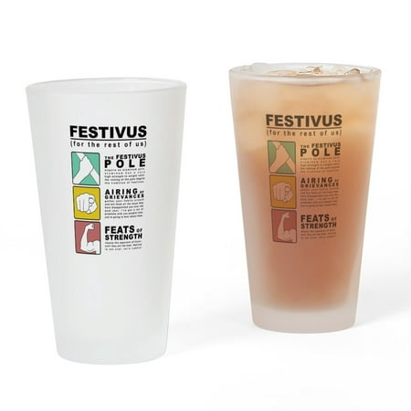 CafePress - FESTIVUSâ„¢ Diagram - Pint Glass, Drinking Glass, 16 oz. CafePress