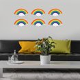 thumbnail image 3 of Party Folding Fan, 6Pcs Colorful Manual Folding Fan, Gift For Family Friends, 3 of 8