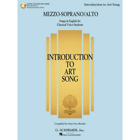 Introduction to Art Song for Mezzo-Soprano/Alto: Songs in English for Classical Voice Students, (Paperback)