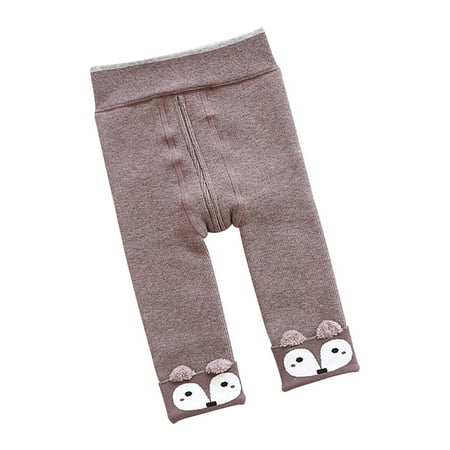 

Winter Savings Clearance! Dezsed 0-4Years Cartoon Legings For Baby Boys Girls Can Open The Crotch Velvet Thickened Leggings Cropped Trousers Warm Leggings Kids Girl