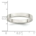 thumbnail image 4 of Auriga Fine Jewelry 925 Sterling Silver 3mm Lightweight Flat Size 10 Band for Women, 4 of 6