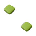 thumbnail image 1 of Maoww Pill Case 2 Grids Cute Dust Proof Daily Pills Organizer Box Portable Container Cases Dispenser Office for Purse Bags Green 2Set, 1 of 6