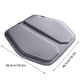 thumbnail image 3 of Cojín de gel dividido para asiento de coche | Confort ergonómico universal para silla de oficina y silla de ruedas | Gel transpirable y base antideslizante | 46 x 46 cm | Incluye 1 cojín, 3 of 7