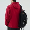 thumbnail image 3 of Iugvhana Lightweight Jacket for Men Zipper Hooded Coat Sun Protection Clothing Thin Breathable Casual Sports Jackets Red XXL, 3 of 3