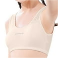 thumbnail image 2 of ATOGUTA Girls Sports Bra 12-15 Years Crop Tops for Kids Training Bra Cute Crop Tops for Girls Cami Bra, 2 of 5