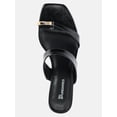 thumbnail image 4 of No Boundaries Embellished Toe Ring Sandals, Women's, 4 of 6