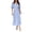 BU1, variant on Womens Summer Casual Midi Maxi Dresses Lightweight Elbow Sleeve V Neck Elastic Waist Boho Beach Dress Pockets Daily