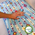 thumbnail image 4 of Memory Foam Fun Pillow with Cool-to-the-Touch Cover, Standard/Queen, Blue Friendship Bracelet 2 Pack, 4 of 8