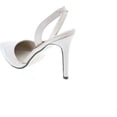 thumbnail image 3 of Pierre Dumas Women's Cherry-4 Vegan Leather Pointed-Toe D'Orsay Slingback Dress Pump Stiletto Heels, 3 of 7