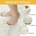 thumbnail image 5 of Tripumer Ultra Soft Rug Fluffy Shag Area Rug 3 X 5 feet Solid Shaggy Carpets Fuzzy Rug for Bedroom Modern Home Interior Decor White, 5 of 7