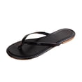 thumbnail image 1 of DAFEI Flip Flops Summer Sandals Ladies New Casual Versatile Comfortable Large Size Sandals Flat Bottom Flip Flops Sandals, 1 of 7