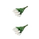 thumbnail image 1 of Flores de PU Cateissary 10 piezas Blanco 2Conjunto, 1 of 6