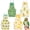 Yellow + Green + White, variant on 4 Pcs Bird Diaper, Parrot Diapers with Waterproof Inner Reusable Flight Suit Cute Soft Bird Diaper Clothes for Parakeets Cockatiel Canary Monk Parakeet (L)