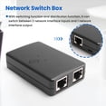 thumbnail image 5 of Mini 2 Port Rj45 Lan Hub Network Switch Box Computer Ethernet Internet Adapter Rj45 Splitter Switch, 5 of 10