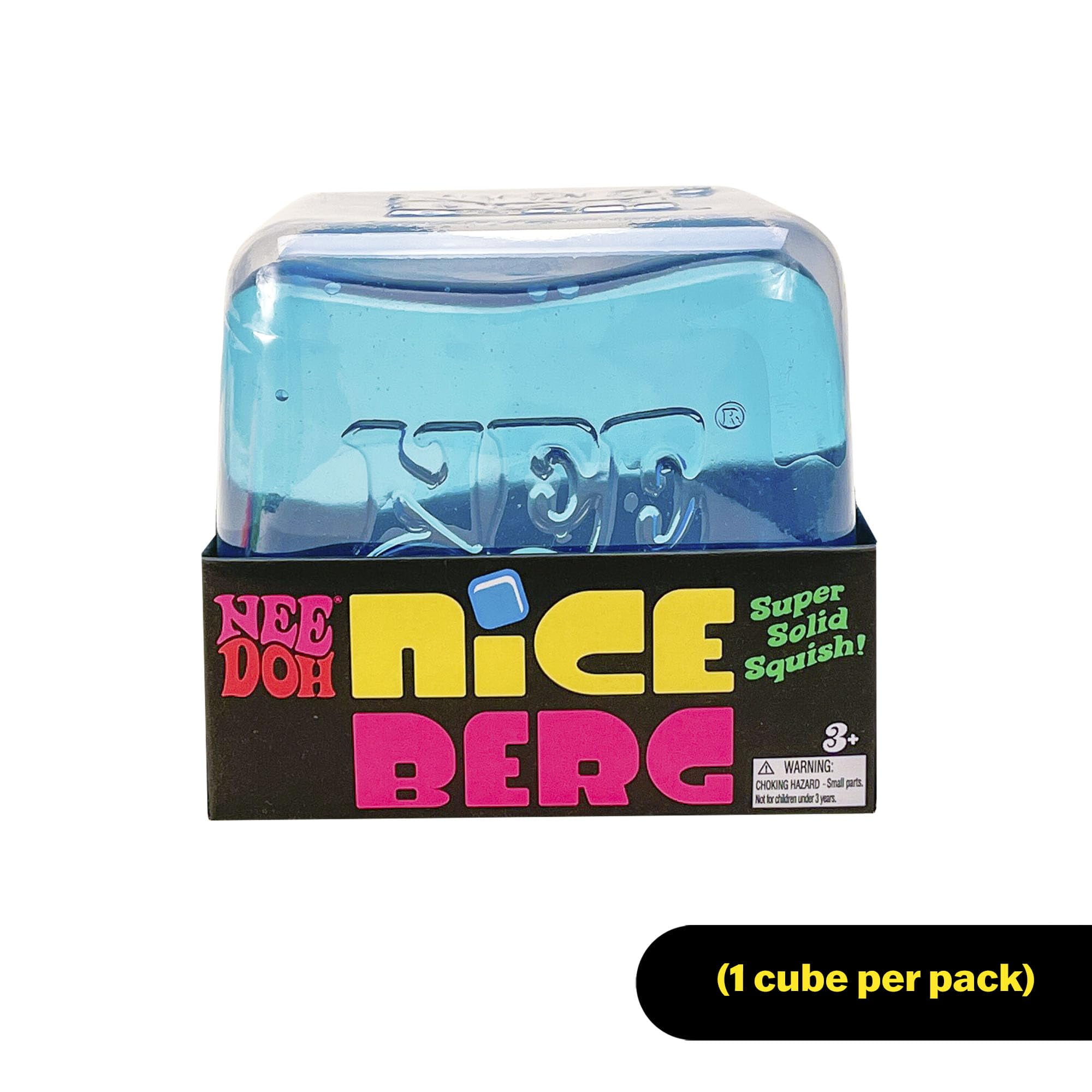 Needoh Nice Berg - Giant Needoh Nice Cube - Sensory Squeeze Toy With A Super Solid Squish - Ages 3 And Up - One Cube
