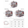 thumbnail image 2 of Christmas Cardinal Toaster Cover 4 Slice, Large Kitchen Appliance Covers, Winter Farmhouse Red Bird Berry Needle Toaster Oven Cover with Loop, Bread Machine Cover Polyester Dust Cover Protection, 2 of 4