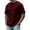 Wine, variant on Zimjoy Men's Casual T-Shirts Classic Short Sleeve Waffle Knit Tees Crewneck Solid Tee Shirts Black L