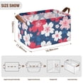 thumbnail image 3 of Ryvnso Cherry Blossoming Storage Bins Large Basket Foldable Cube Toys Organizer with Handles 1 PC, 3 of 8
