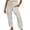 White, variant on Lilgiuy Women Casual Solid Pants Comfortable Elastic Cropped Pants Light Blue 10(XL) Fall Fashion 2022 Spring Winter