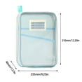 thumbnail image 6 of -shaped Subject Classification Bag Mesh File Bag Thickened Subject Bag Exam Paper Book Storage Bag, 6 of 6