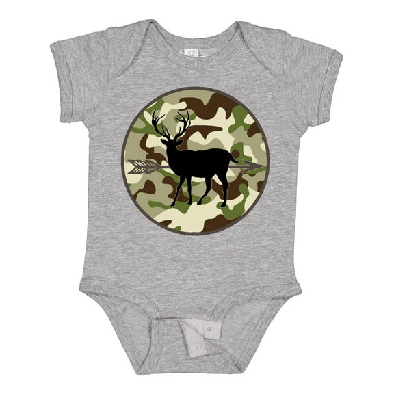 Inktastic Hunting Camouflage Deer Boys Baby Bodysuit